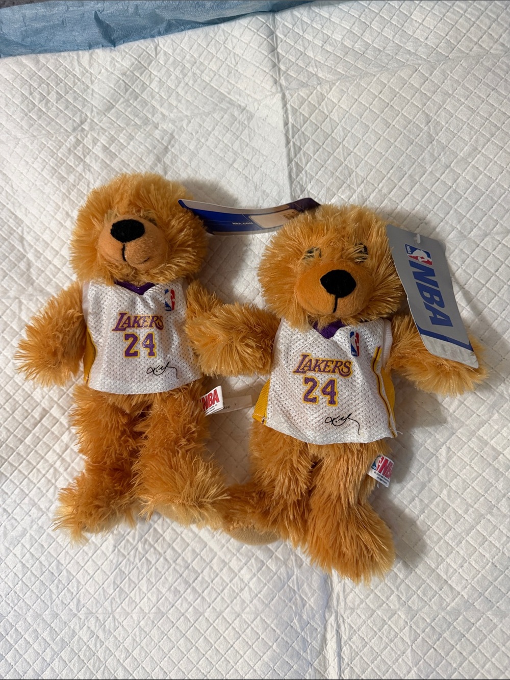 NBA Los Angeles Lakers bryant 24 Plush Bear Toy bundle